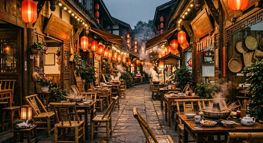 成都宽窄巷子