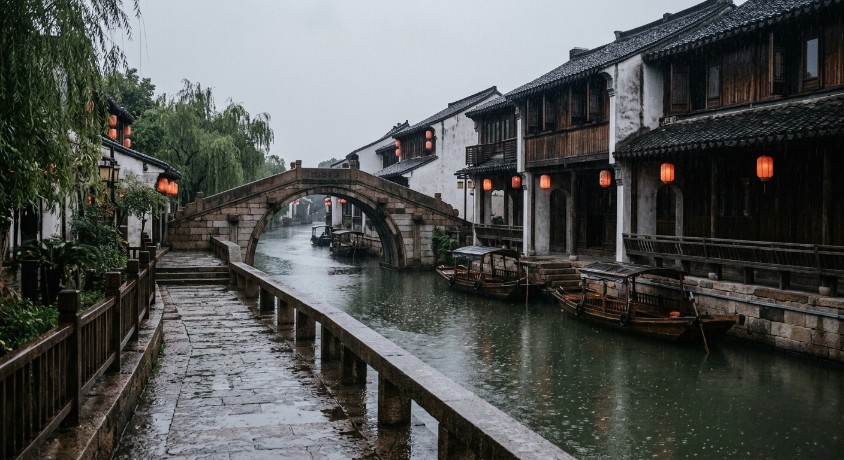 乌镇烟雨